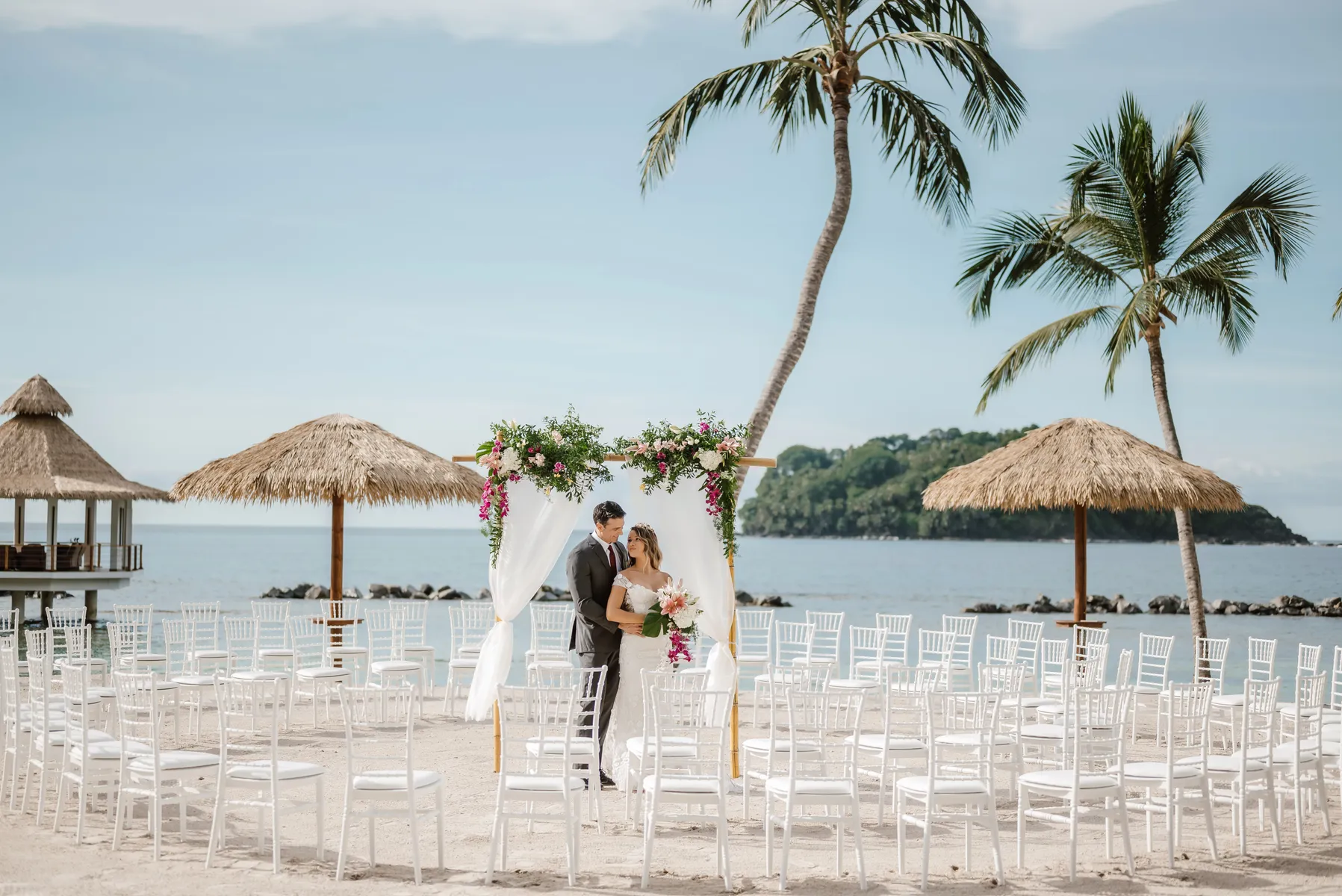 Wedding celebration at Ordovician Beach Resort